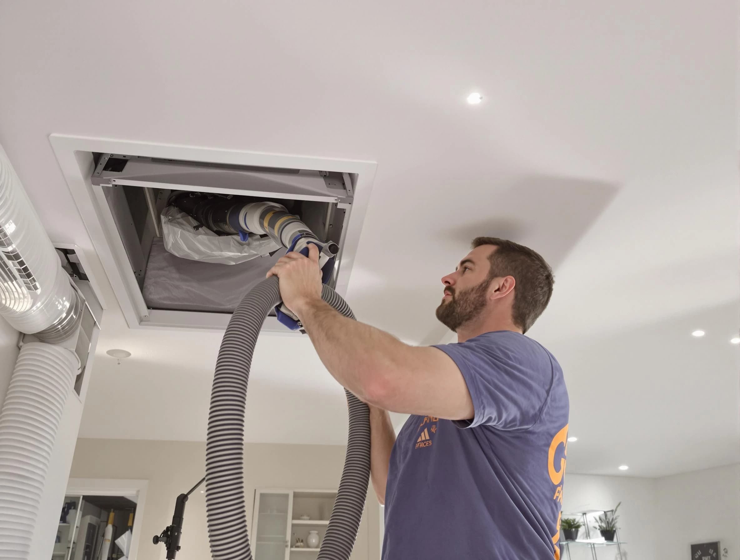Precision indoor duct cleaning by Mead Air Duct Cleaning in Mead