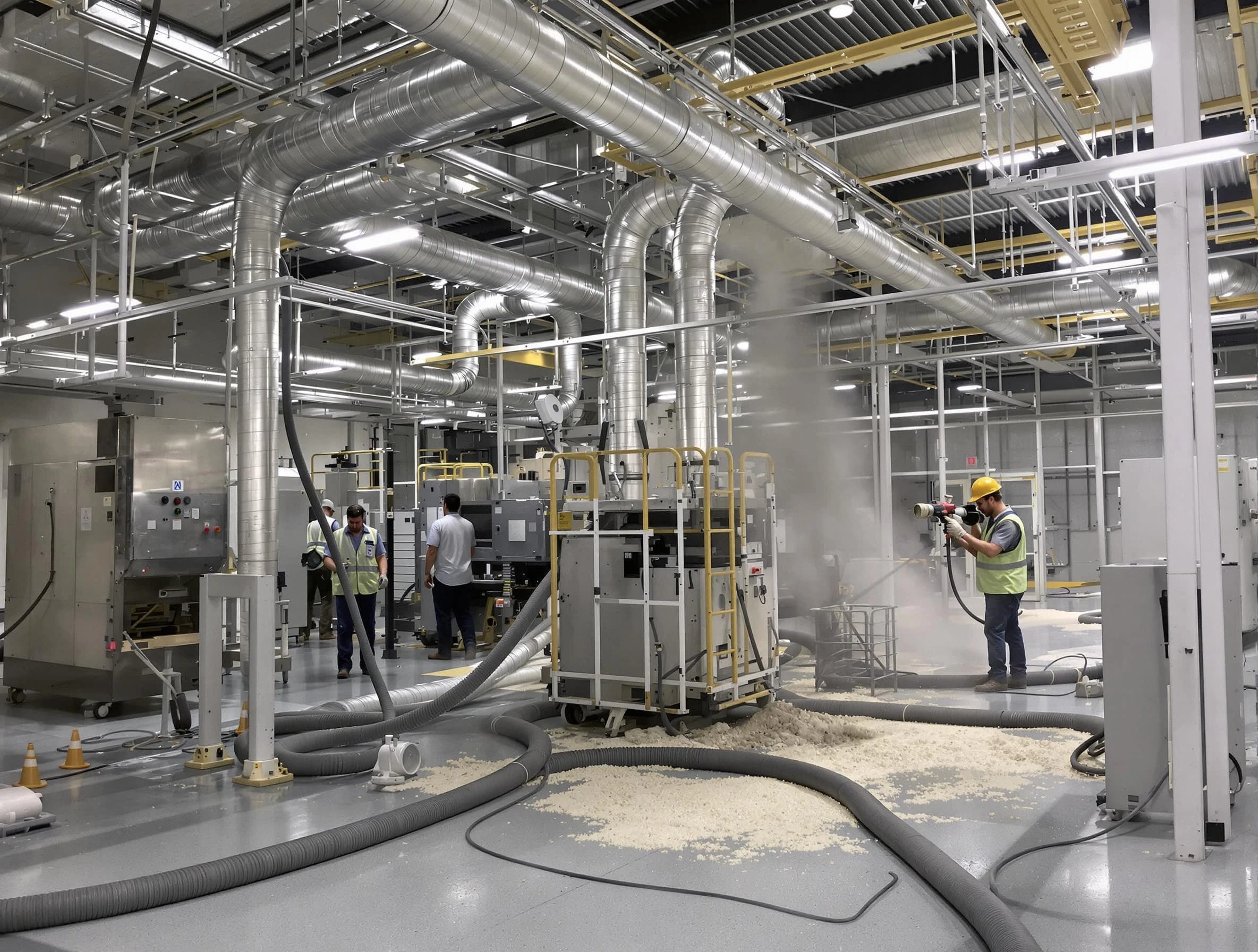 Heavy-duty industrial duct cleaning by Mead Air Duct Cleaning in Mead