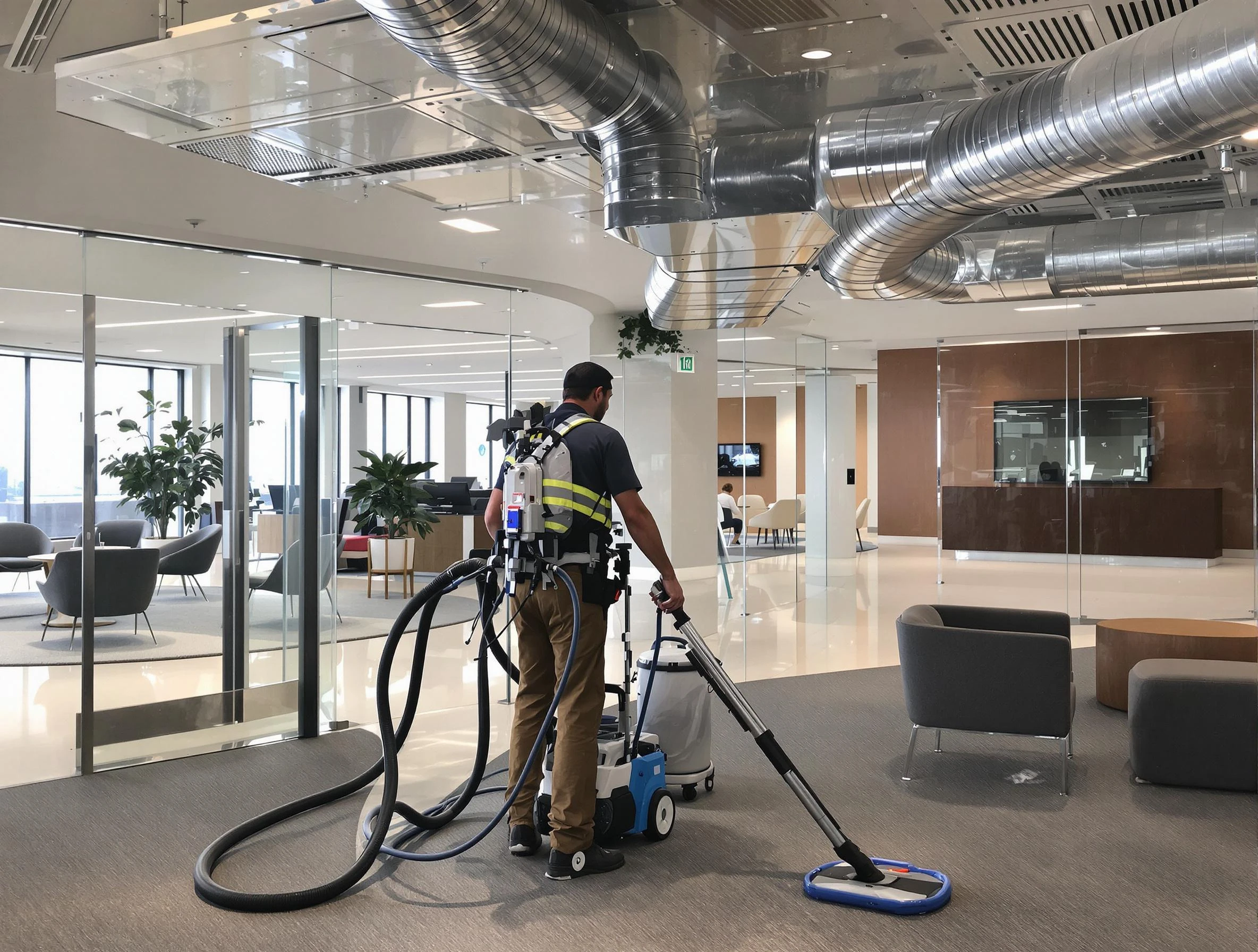 Commercial duct cleaning service by Mead Air Duct Cleaning in Mead